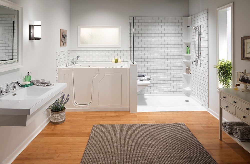 Choosing the Right Bathroom Option Comparing Walk-In Tubs to Walk-In Showers for Aging Individuals Bathroom
